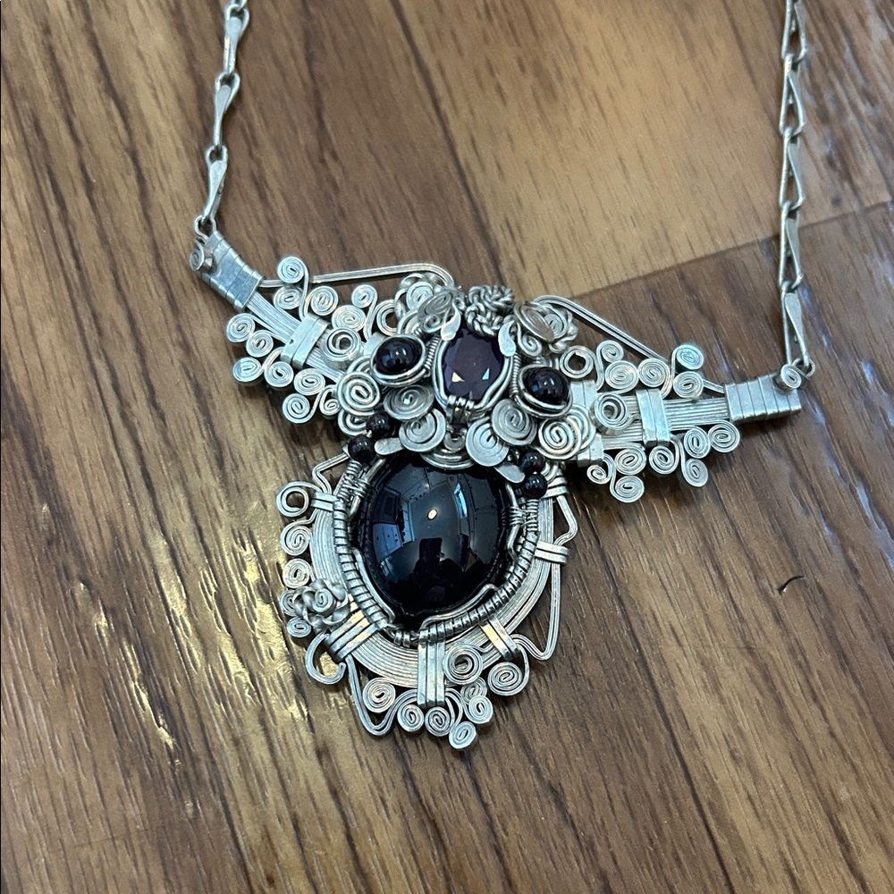 Star Garnet And Ruby Artisan Necklace
